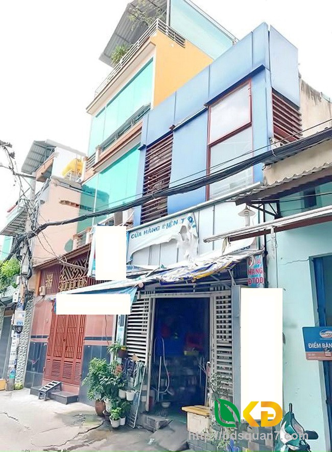 Bán nhà 1 lầu mặt tiền kinh doanh hẻm 30 đường Lâm Văn Bền Quận 7